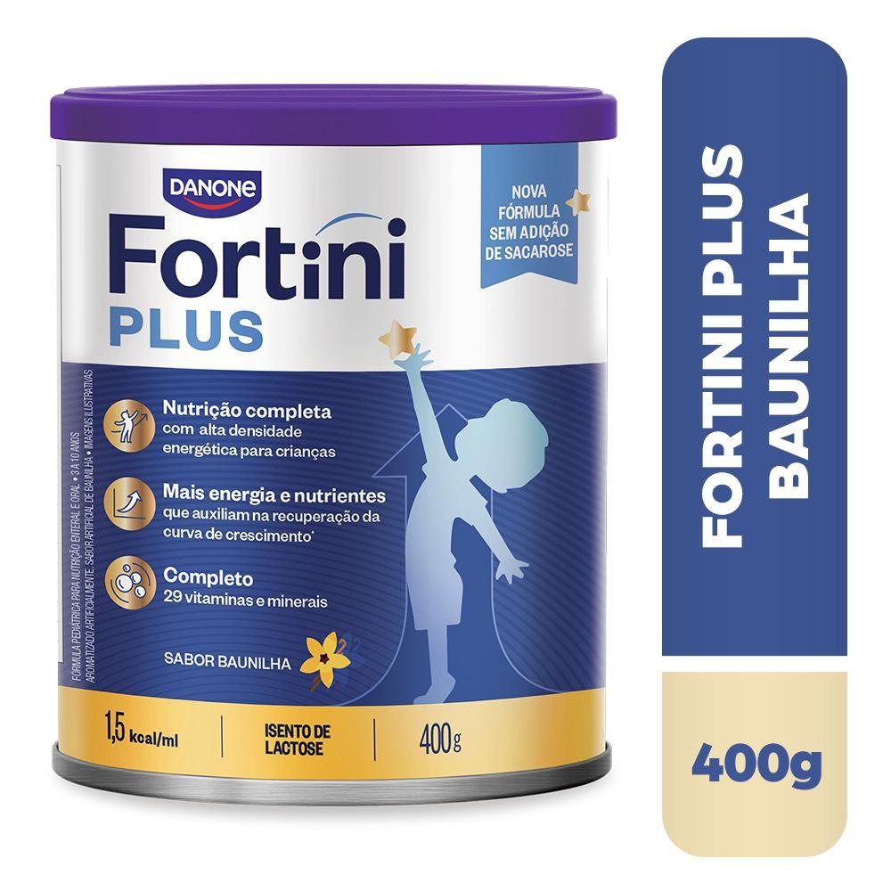 Suplemento Alimentar Infantil Fortini Plus Sabor Baunilha 400g — Fortini | Drogaria Taveira