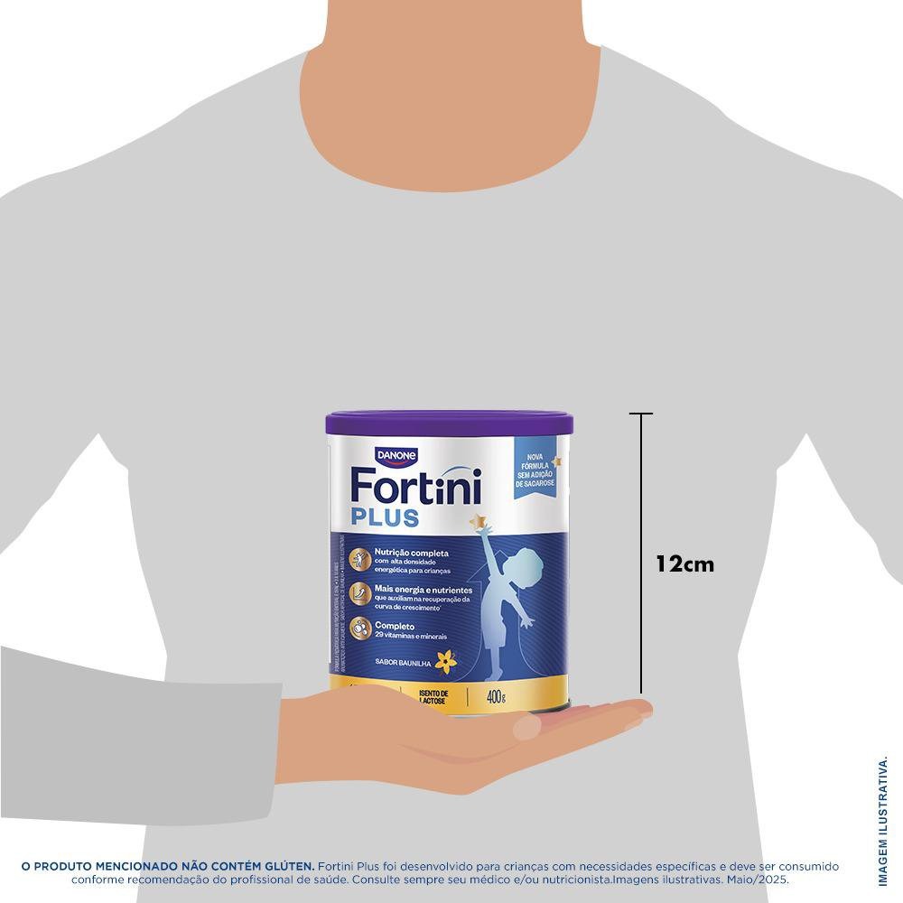 Suplemento Alimentar Infantil Fortini Plus Sabor Baunilha 400g — imagem 3 | Drogaria Taveira
