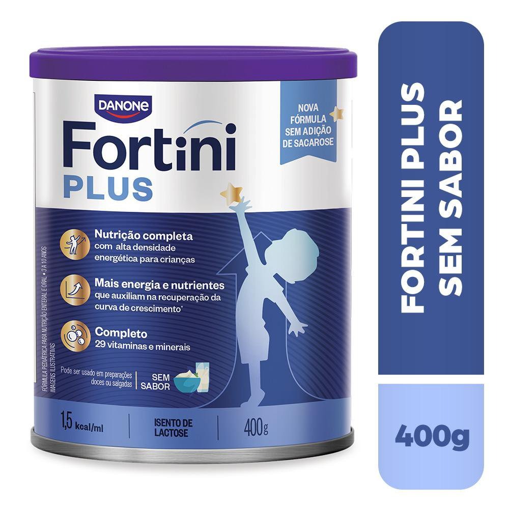 Suplemento Alimentar Infantil Fortini Plus Sabor Sem Sabor 400g — Fortini | Drogaria Taveira