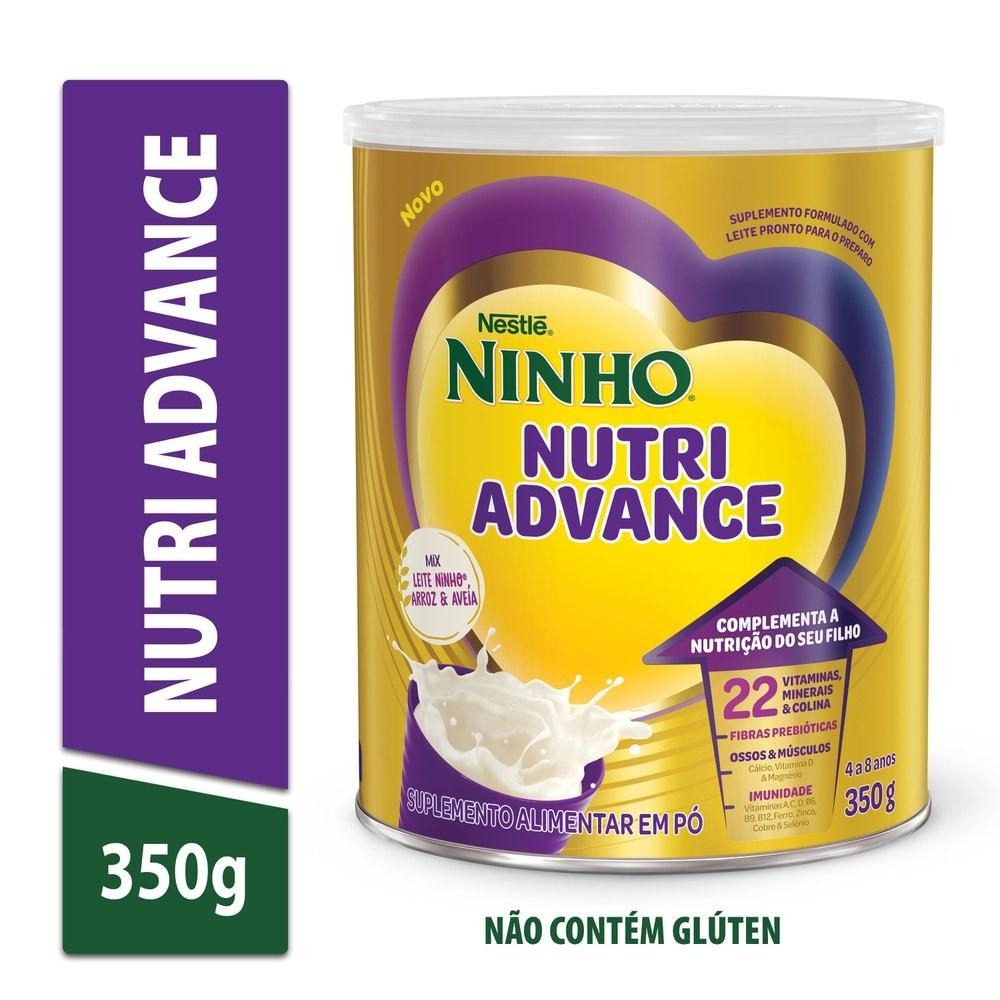 Suplemento Alimentar Infantil Ninho Nutriadvance de 4 a 8 anos Sabor Baunilha 350g — imagem 2 | Drogaria Taveira
