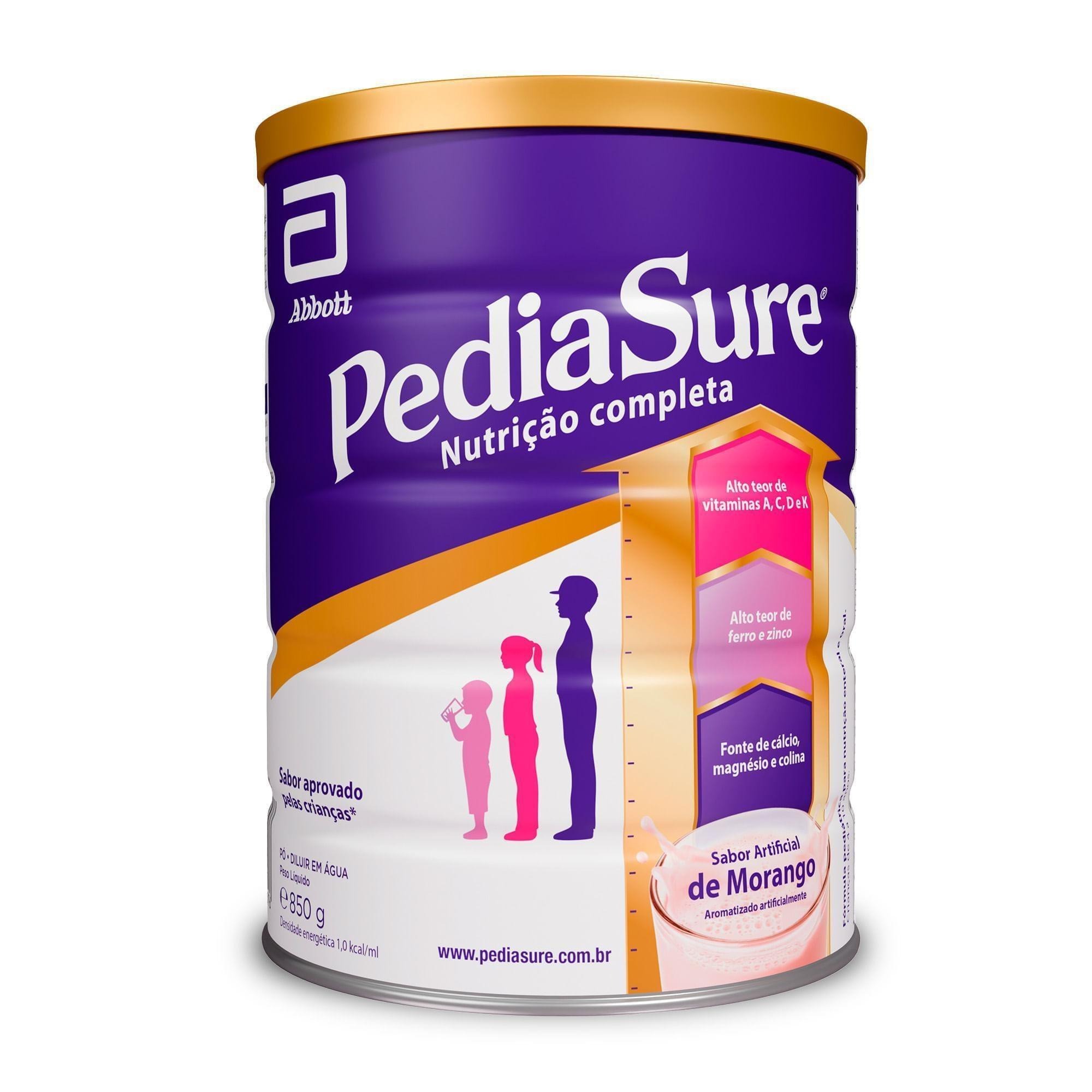 Suplemento Alimentar Infantil PediaSure Complete Sabor Chocolate +4 anos 850g — imagem 2 | Drogaria Taveira