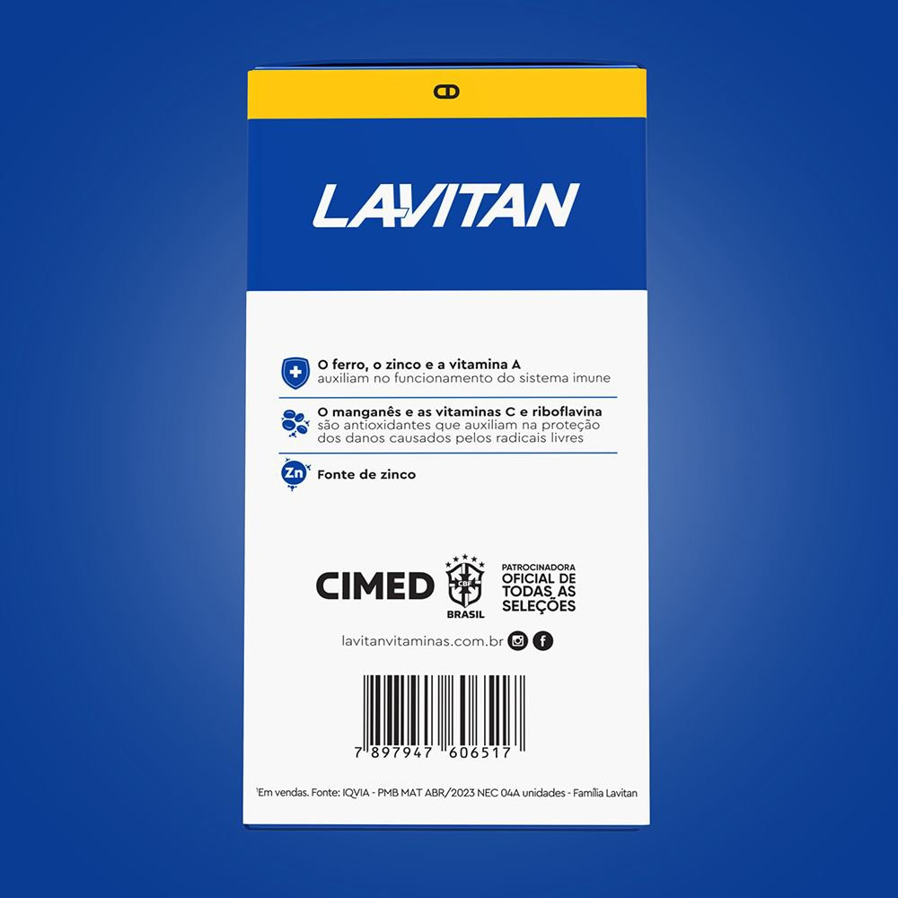 Suplemento Alimentar Lavitan AZ Original 60 Comprimidos — imagem 4 | Drogaria Taveira