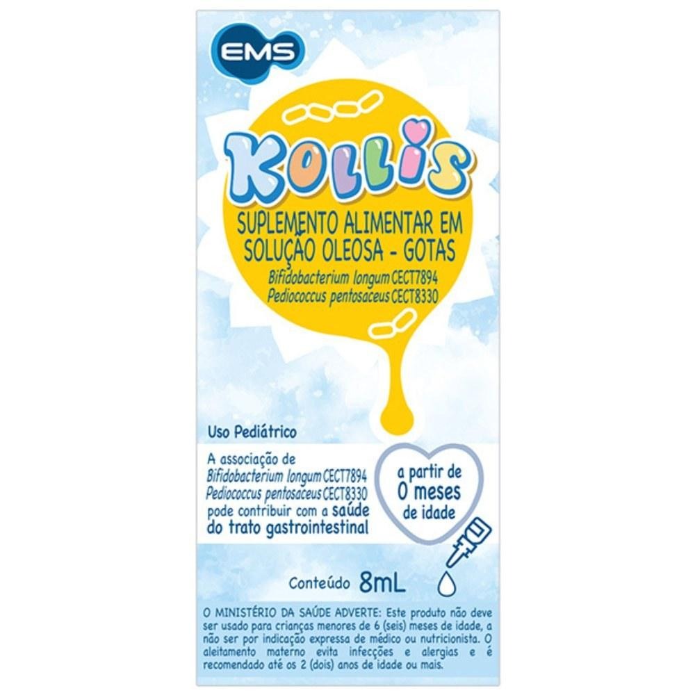 Suplemento Alimentar Pediátrico Kollis Gotas 8Ml — Kollis | Drogaria Taveira