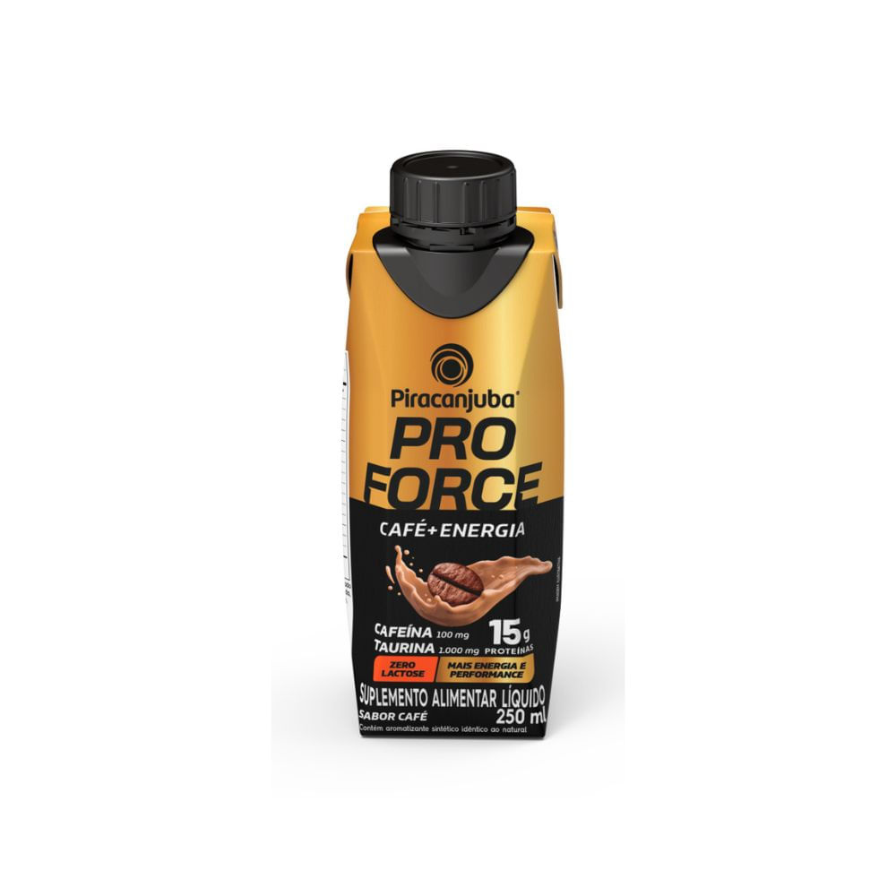 Suplemento Alimentar Piracanjuba Proforce Café + Energia 15g Proteínas 250ml — Piracanjuba | Drogaria Taveira