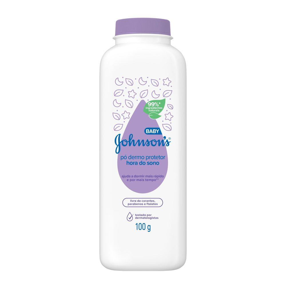 Talco Infantil Johnson's Baby Dermo Protetor Hora do Sono 100g — imagem 2 | Drogaria Taveira