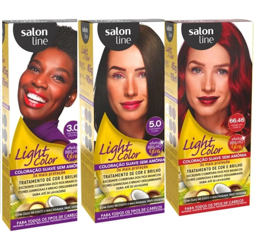 Tintura Salon Line Light Color Cor: 66.46 Vermelho Cereja — imagem 2 | Drogaria Taveira