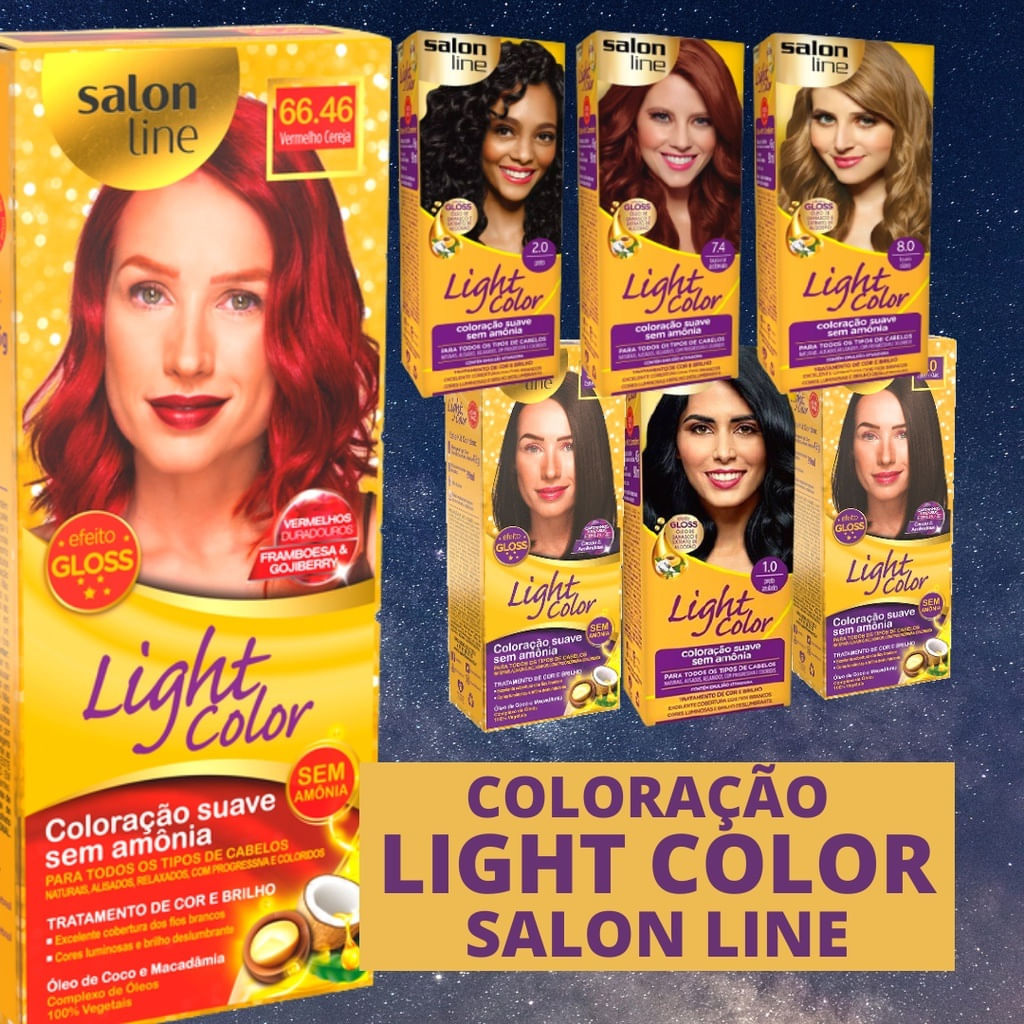Tintura Salon Line Light Color Cor: 7.7 Marrom Dourado — imagem 3 | Drogaria Taveira