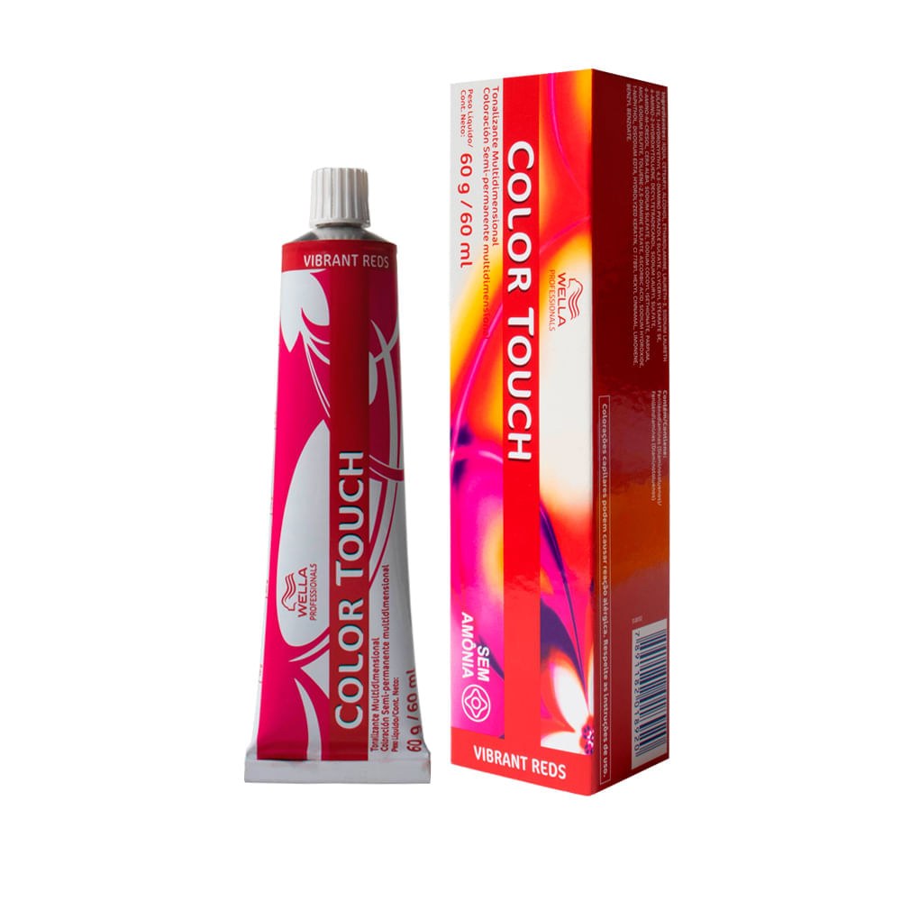 Tonalizante Wella Professionals Color Touch 66/45 Louro Escuro Intenso Vermelho Acaju 60 g — imagem 2 | Drogaria Taveira