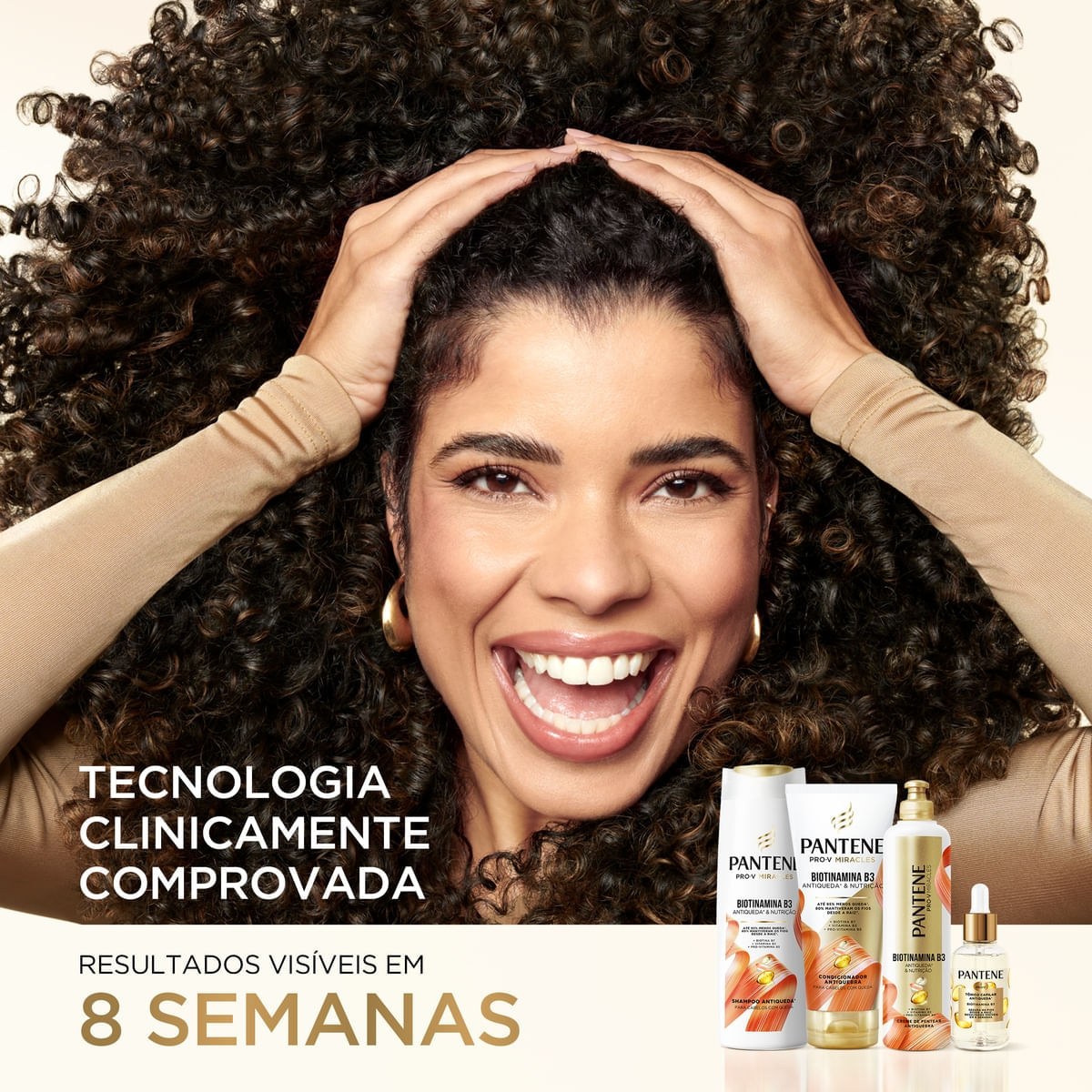 Tônico Capilar Pantene PRO-V Biotinamina B3 Antiqueda 52ml — imagem 3 | Drogaria Taveira