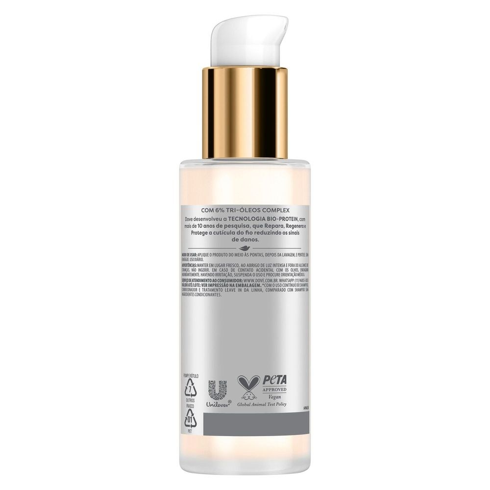 Tratamento Leave-In Dove Nutrição + Tri-Óleos 110ml — imagem 3 | Drogaria Taveira
