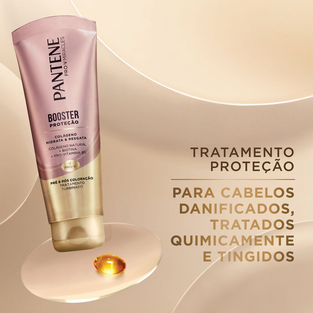 Tratamento Pré E Pós Coloração Sem Sal. Pantene Booster De Proteção Da Cor Com Colágeno 90 Ml — imagem 2 | Drogaria Taveira