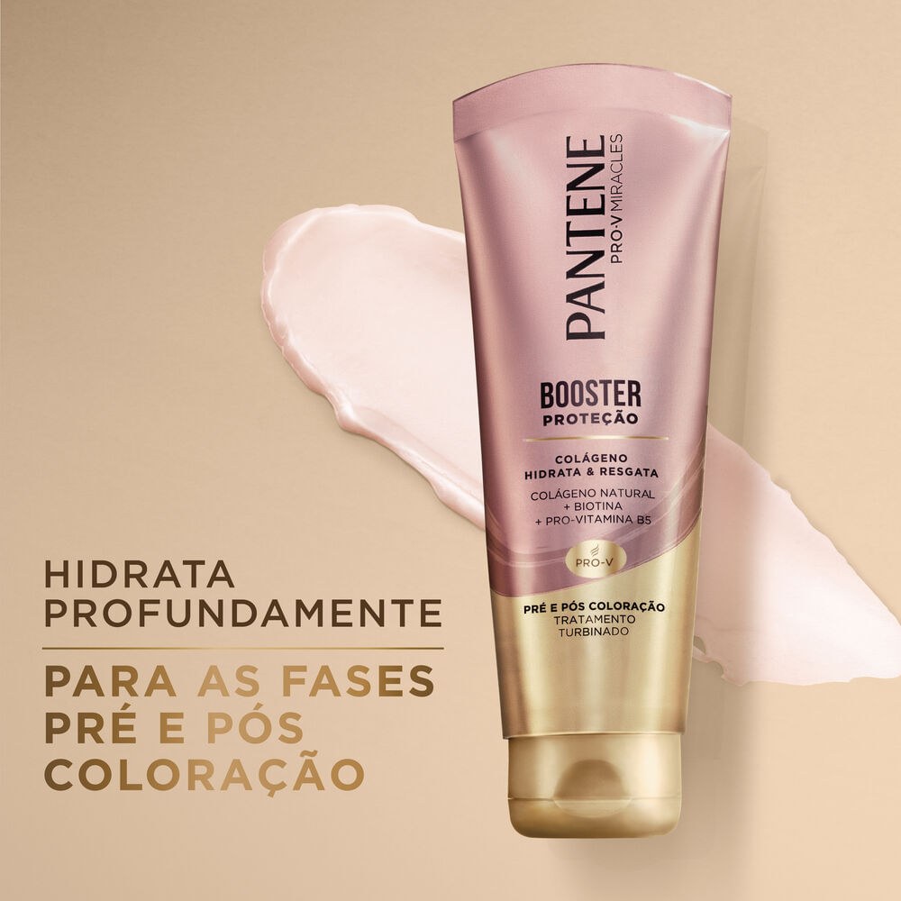 Tratamento Pré E Pós Coloração Sem Sal. Pantene Booster De Proteção Da Cor Com Colágeno 90 Ml — imagem 3 | Drogaria Taveira
