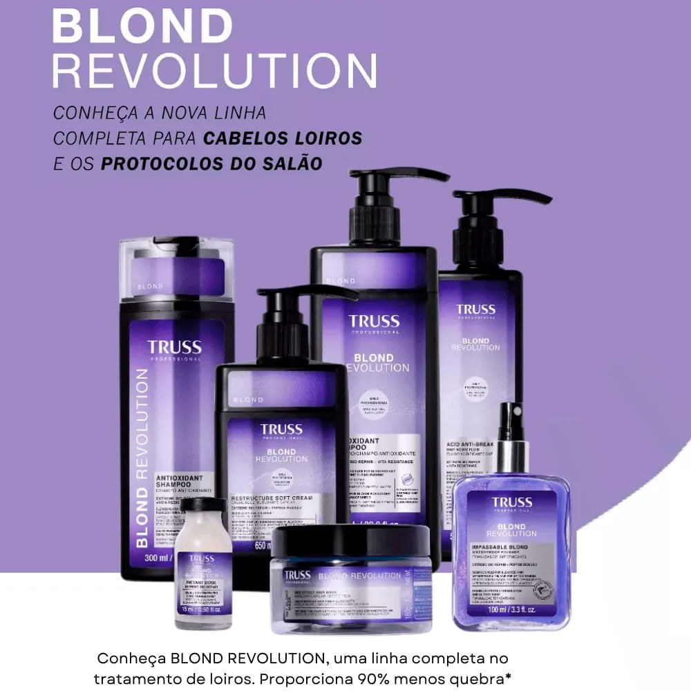 Truss Blond Revolution Impassable Blond - Finalizador Impermeável 100ml — imagem 2 | Drogaria Taveira