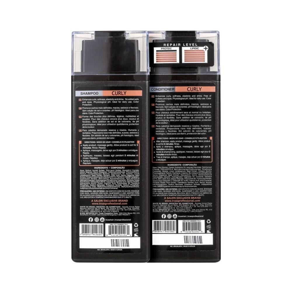 Truss Curly - Shampoo 300ml + Condicionador 300ml — imagem 2 | Drogaria Taveira