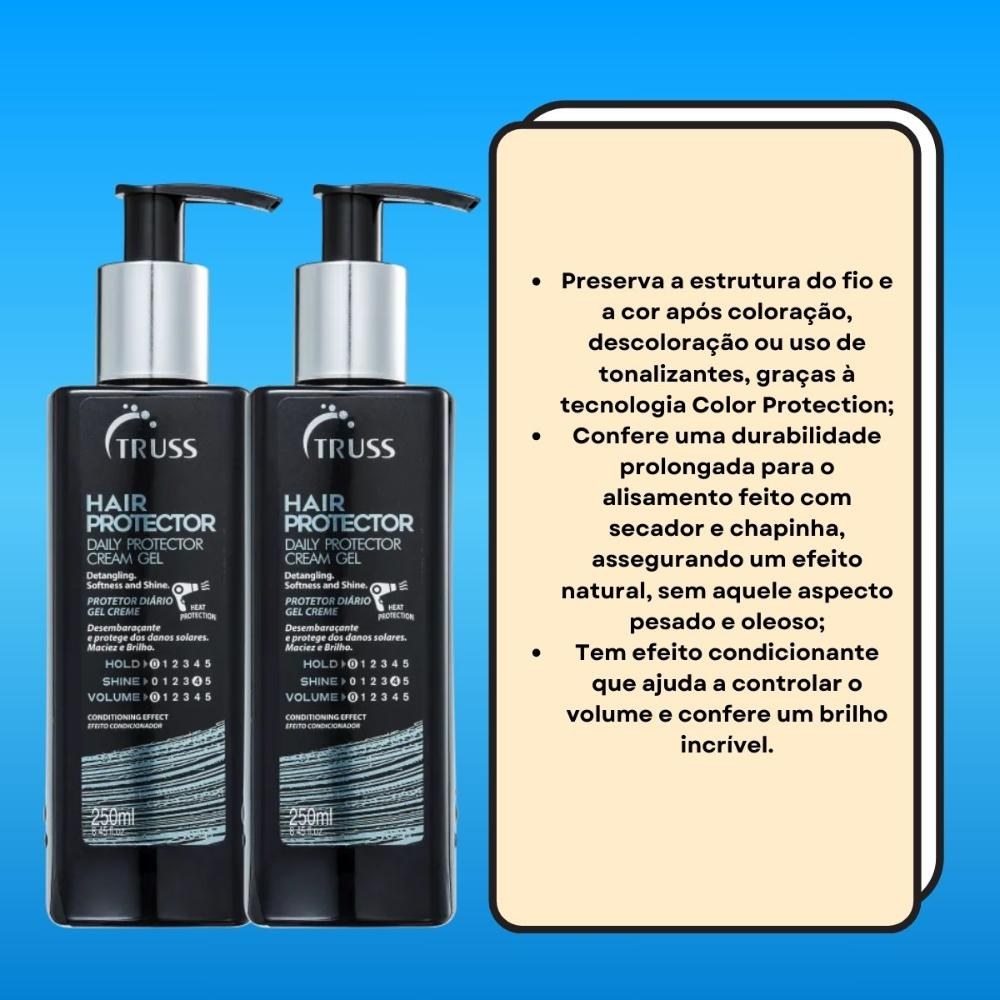 Truss Daily Hair Protector - Kit 2 Leave-in 250ml — imagem 3 | Drogaria Taveira