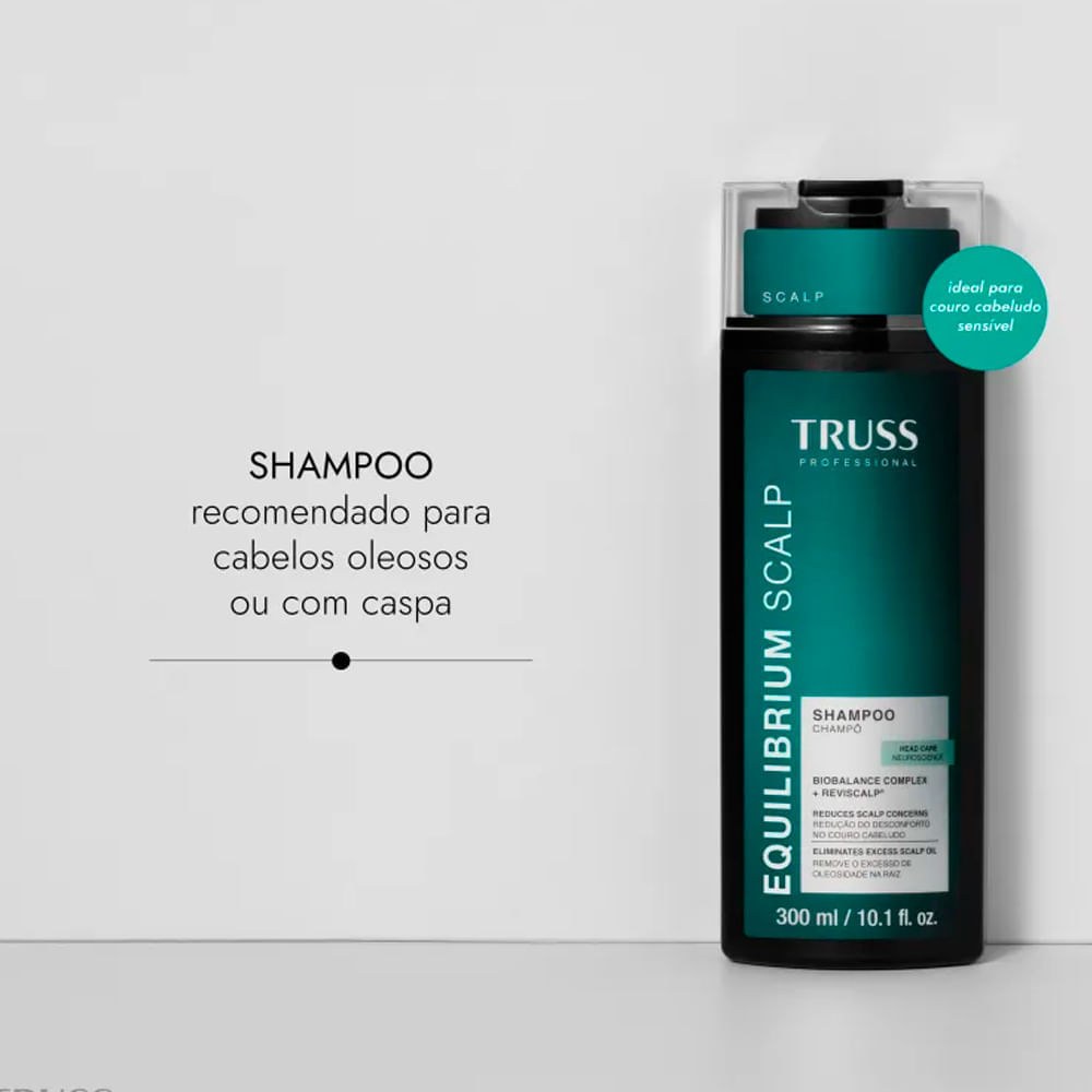 Truss - Equilibrium Scalp Rpk - Shampoo 300ml — imagem 2 | Drogaria Taveira
