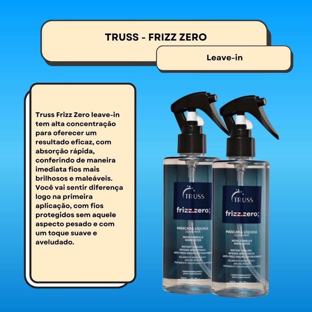 Truss Frizz Zero Kit - 2 Leave-ins 260ml — imagem 2 | Drogaria Taveira