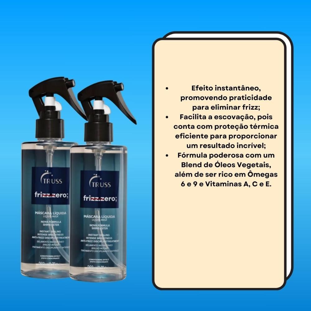 Truss Frizz Zero Kit - 2 Leave-ins 260ml — imagem 3 | Drogaria Taveira