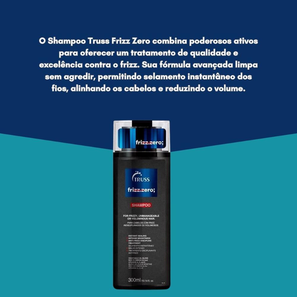 Truss Frizz Zero Shampoo 300ml — imagem 4 | Drogaria Taveira