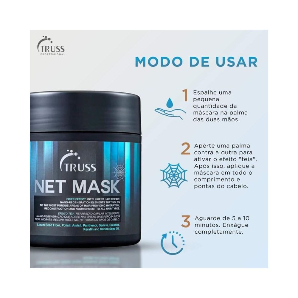 Truss Net - Máscara Capilar 550g — imagem 3 | Drogaria Taveira