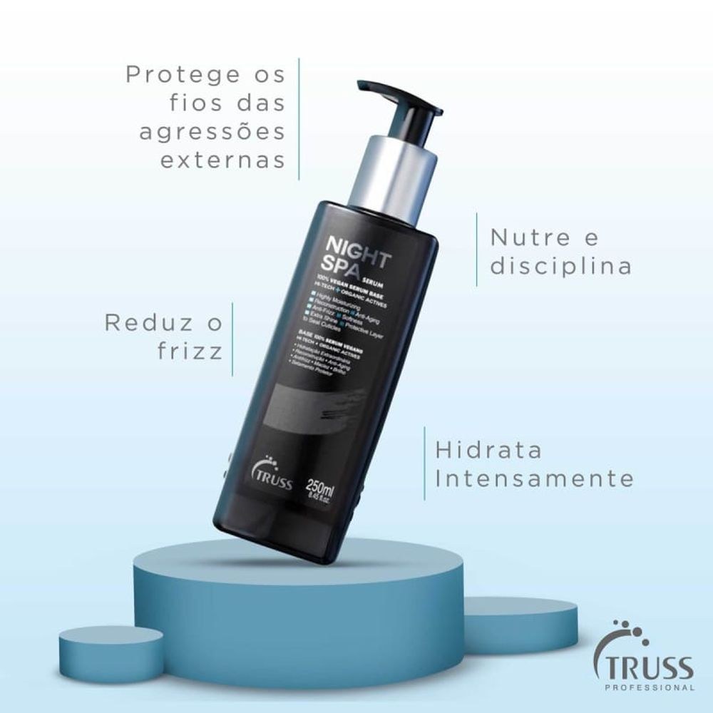 Truss Night Spa - Sérum de Tratamento Noturno 250ml — imagem 3 | Drogaria Taveira