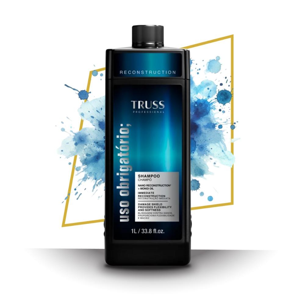 Truss Uso Obrigatório Reconstruction Shampoo - 1L — imagem 4 | Drogaria Taveira