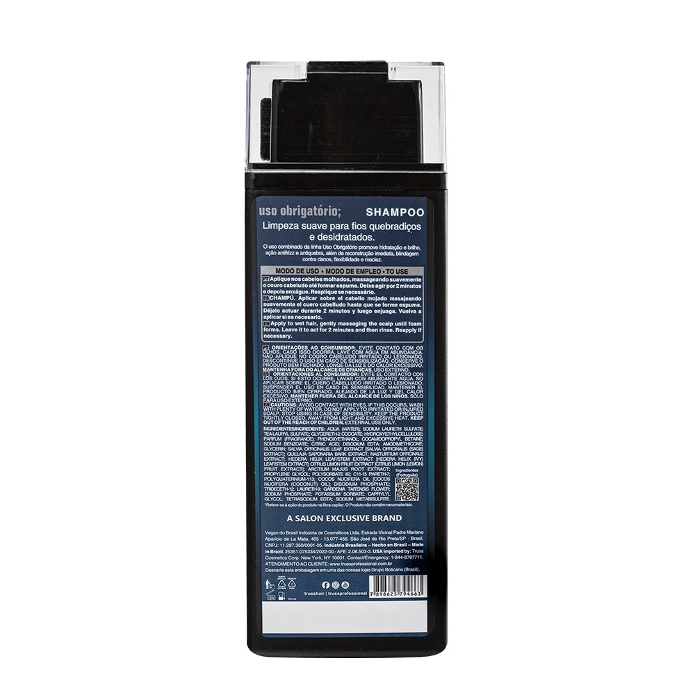 Truss Uso Obrigatório Reconstruction - Shampoo 300ml — imagem 2 | Drogaria Taveira
