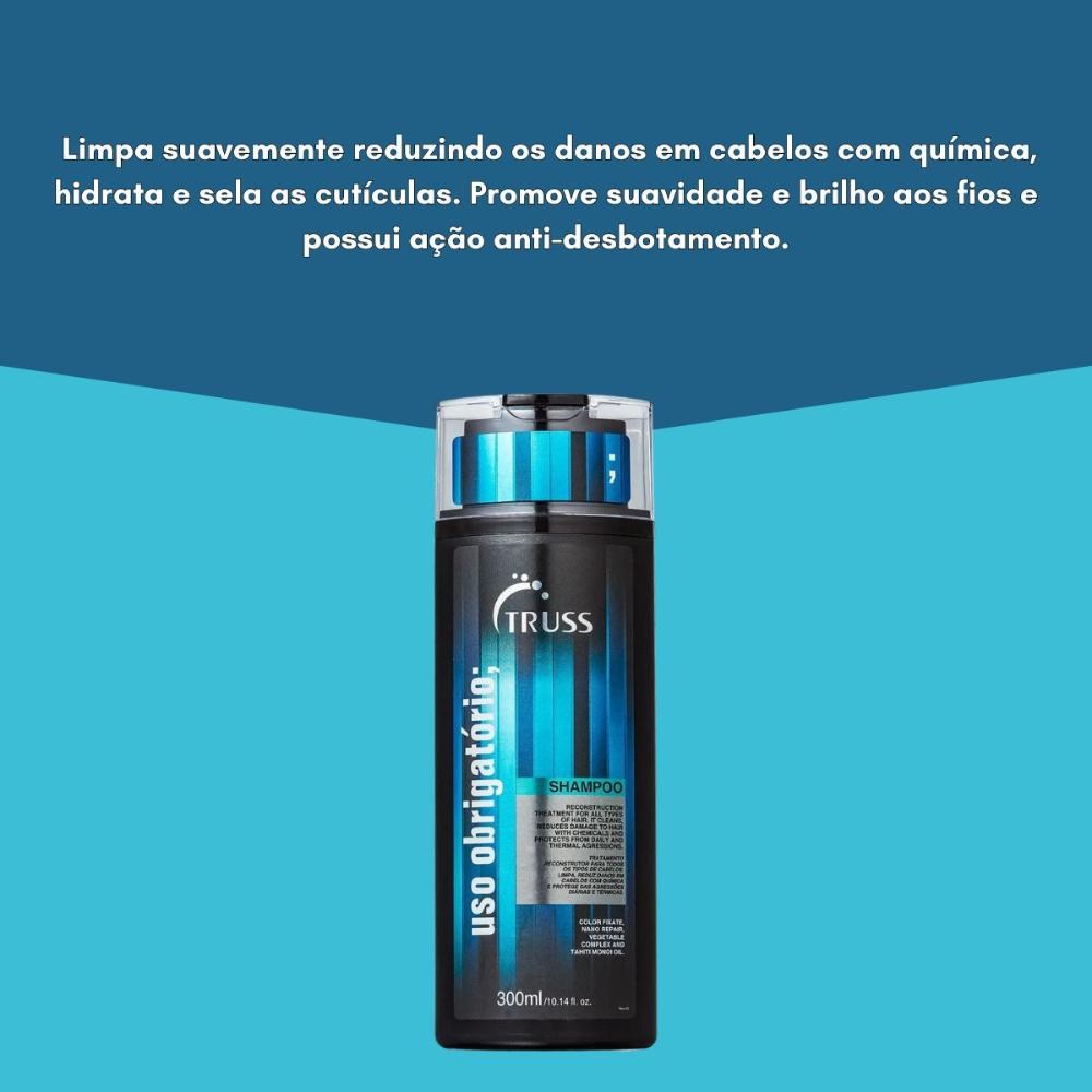 Truss Uso Obrigatório Shampoo 300ml — imagem 3 | Drogaria Taveira
