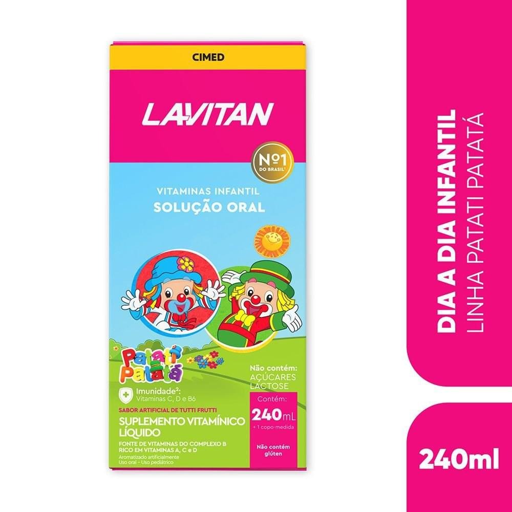 Vitamina Infantil Lavitan Solução Oral Tutti-Frutti Patati Patatá 240ML — Lavitan | Drogaria Taveira