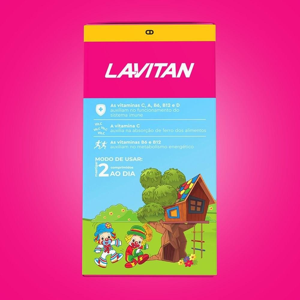 Vitamina Infantil Mastigável Tutti-Frutti Lavitan Patati Patatá 60 Comprimidos — imagem 4 | Drogaria Taveira