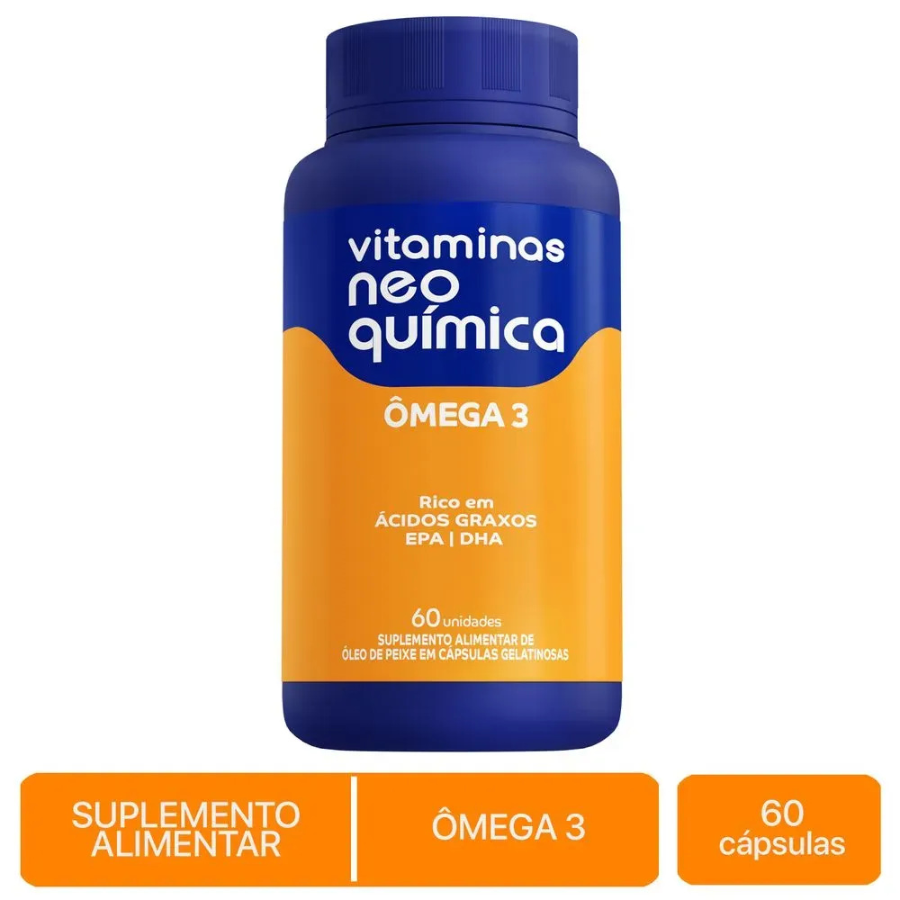 Vitaminas Neo Química Ômega 3 60 Cápsulas — Neo Quimica | Drogaria Taveira