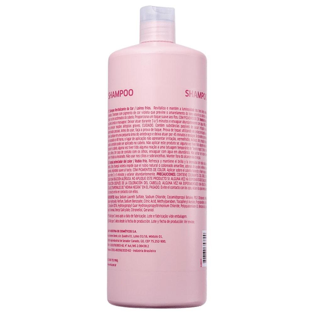 Wella Blonde Recharge - Shampoo Desamarelador 1000ml — imagem 2 | Drogaria Taveira