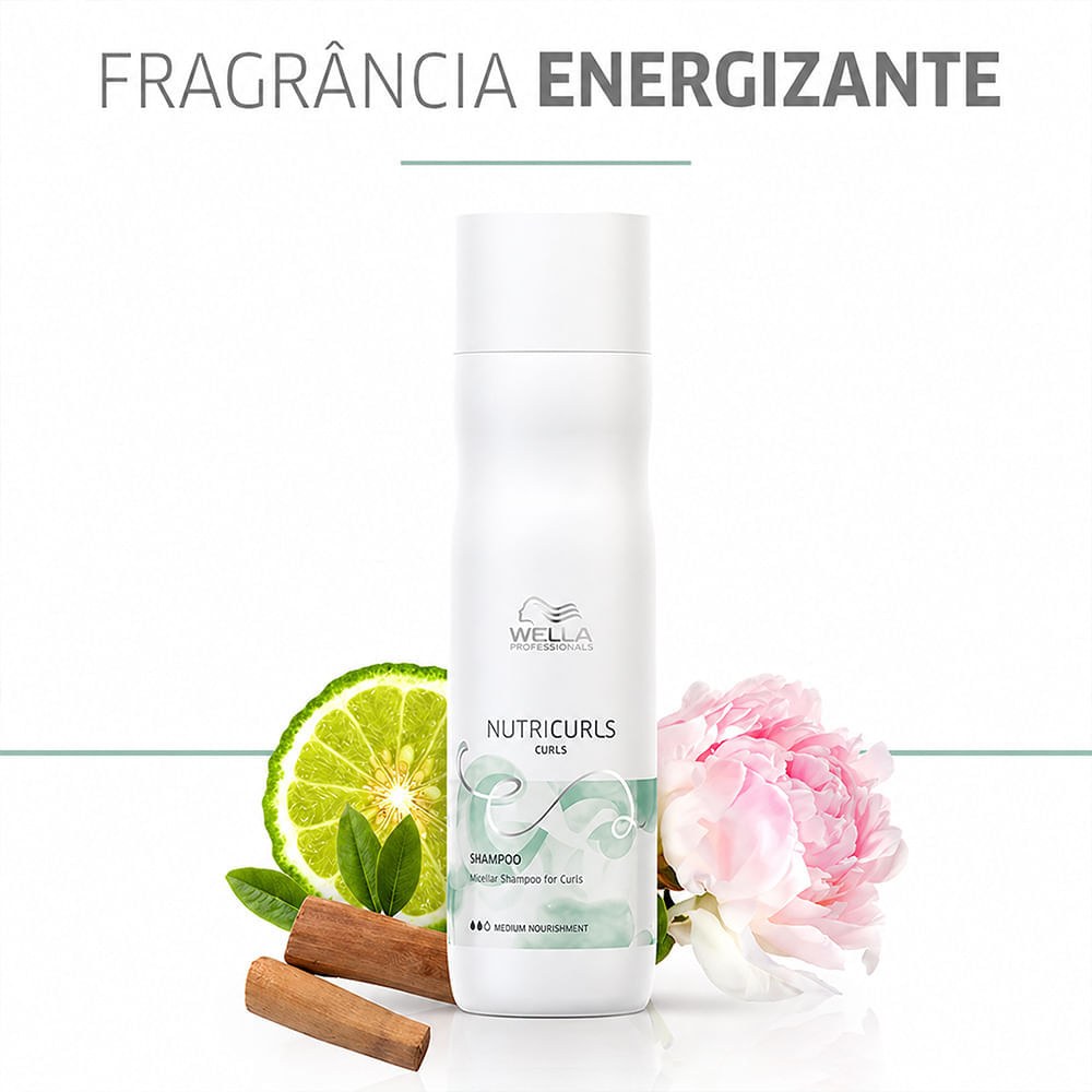 Wella Nutricurls Shampoo Micelar - Shampoo 250ml — imagem 4 | Drogaria Taveira