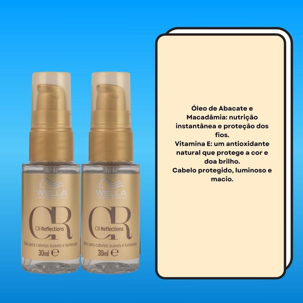 Wella Oil Reflections - Kit 2 Óleos Capilares - 30ml cada — imagem 2 | Drogaria Taveira