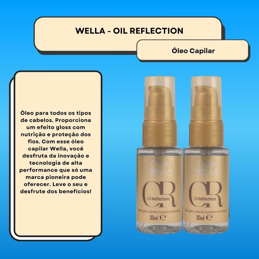 Wella Oil Reflections - Kit 2 Óleos Capilares - 30ml cada — imagem 4 | Drogaria Taveira