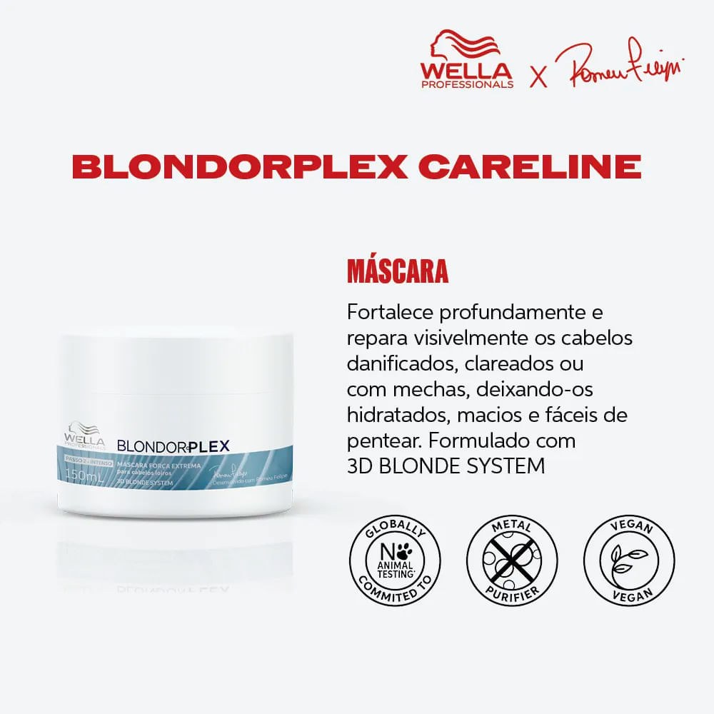 Wella Professionals - BlondorPlex - Máscara Capilar — imagem 2 | Drogaria Taveira