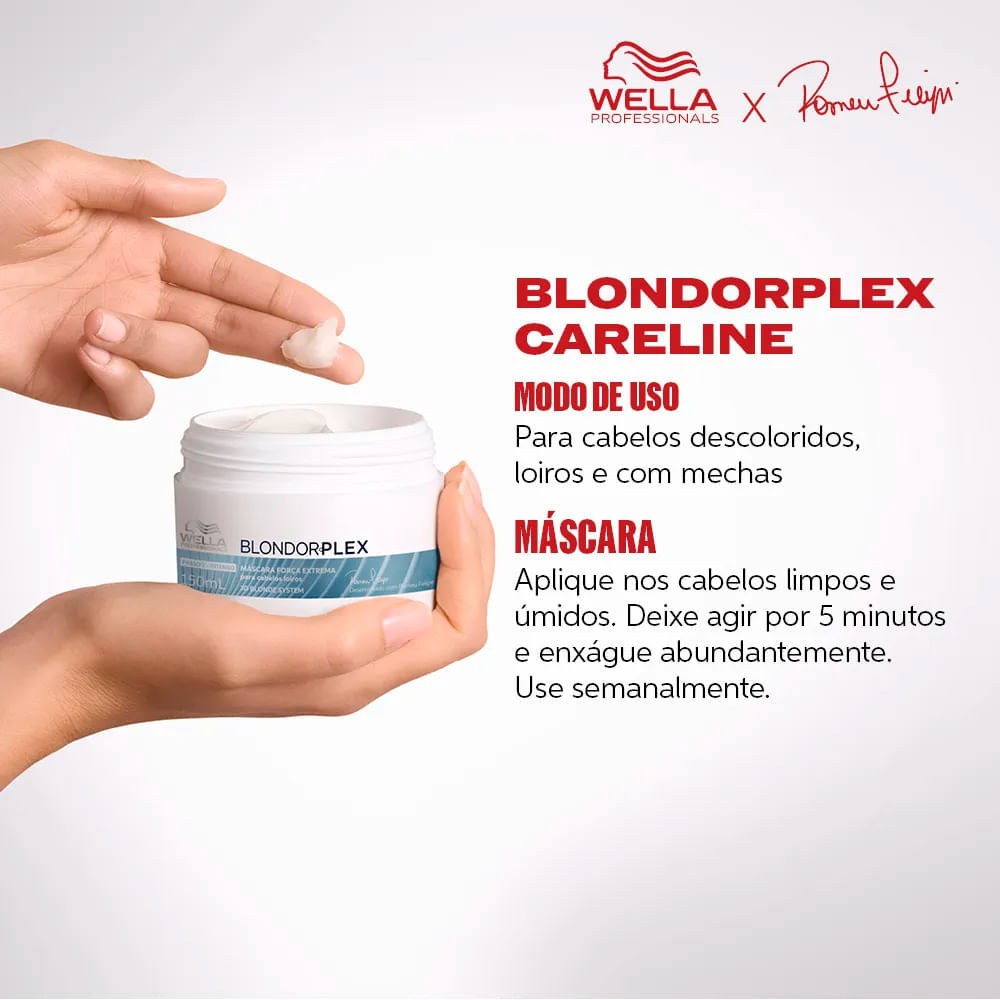 Wella Professionals - BlondorPlex - Máscara Capilar — imagem 3 | Drogaria Taveira