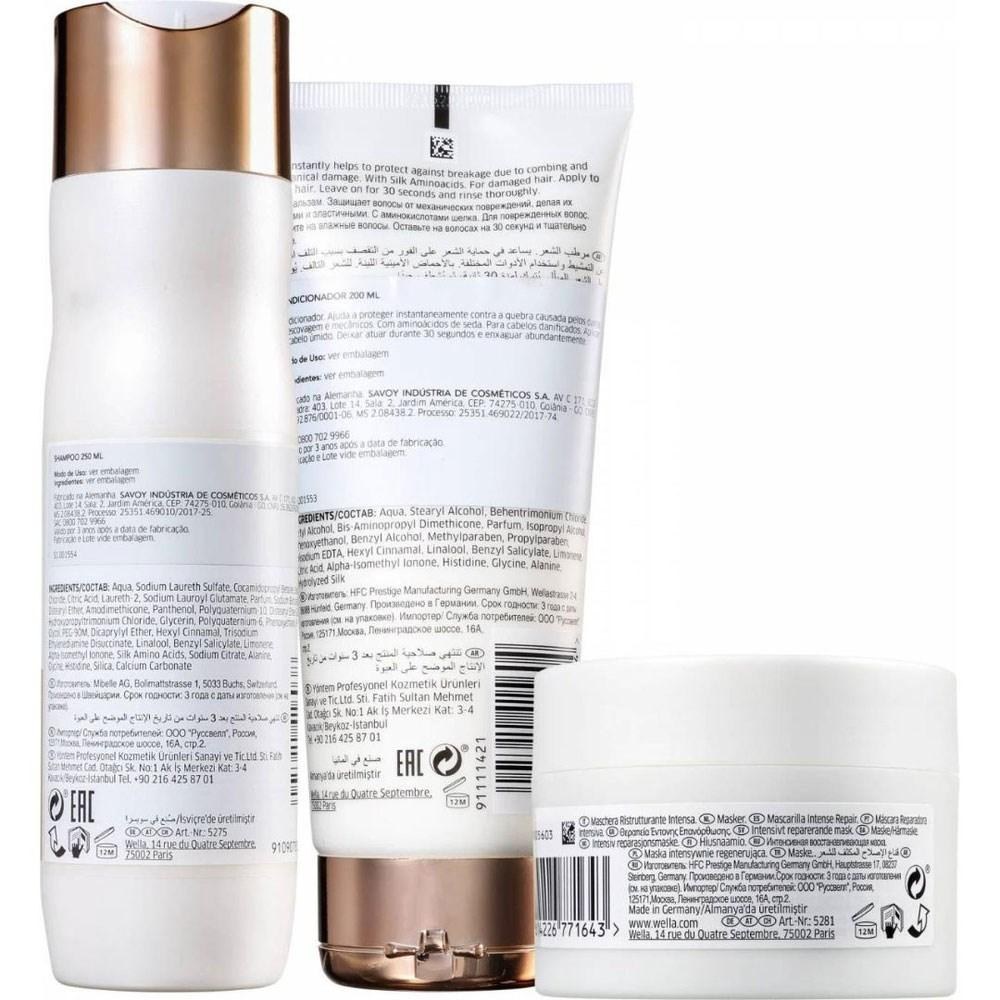 Wella Professionals Fusion Kit - Shampoo 250ml + Condicionador 200ml + Máscara 150ml — imagem 2 | Drogaria Taveira