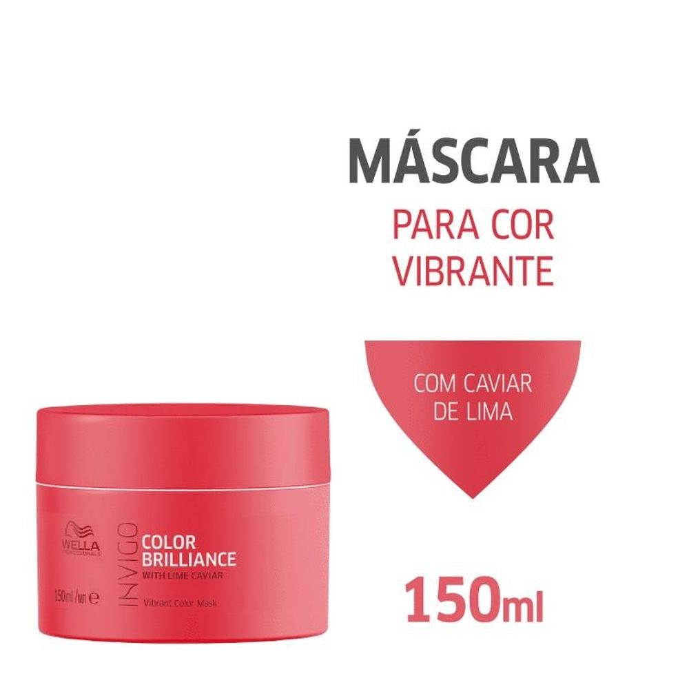 Wella Professionals Invigo Color Brilliance - Máscara Capilar 150ml — imagem 4 | Drogaria Taveira