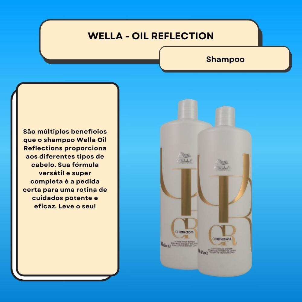 Wella Professionals Oil Reflections Kit 2 Shampoo 1000ml — imagem 2 | Drogaria Taveira