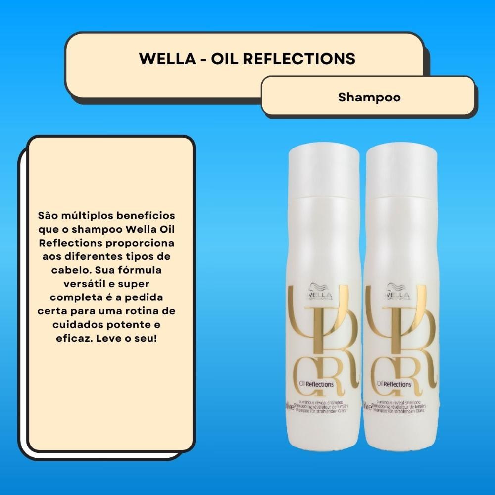 Wella Professionals Oil Reflections Kit 2 Shampoo 250ml — imagem 2 | Drogaria Taveira