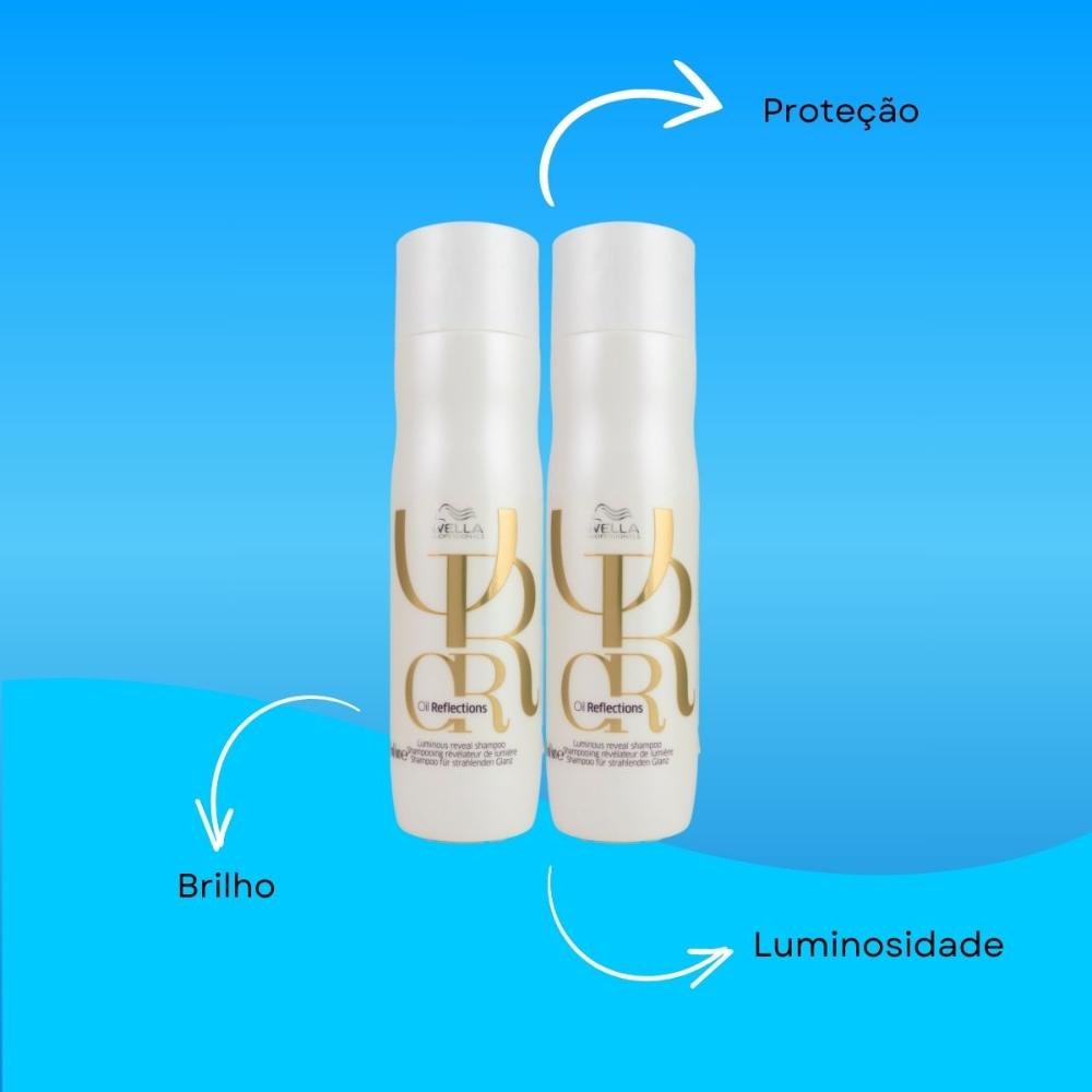 Wella Professionals Oil Reflections Kit 2 Shampoo 250ml — imagem 4 | Drogaria Taveira